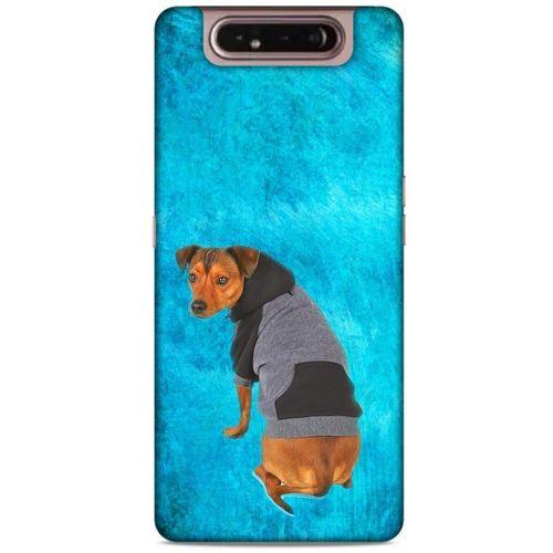 Samsung Galaxy A80 Kılıf Köpek Kıyafetleri (34) Slim Armor Kılıf Kapişonlu Sweet