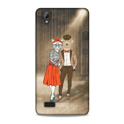 Vestel Venüs V5 Kılıf FunnyMaX (31) TPU Kılıf Kahverengi