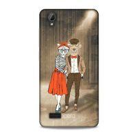 Vestel Venüs V5 Kılıf FunnyMaX (31) TPU Kılıf Kahverengi