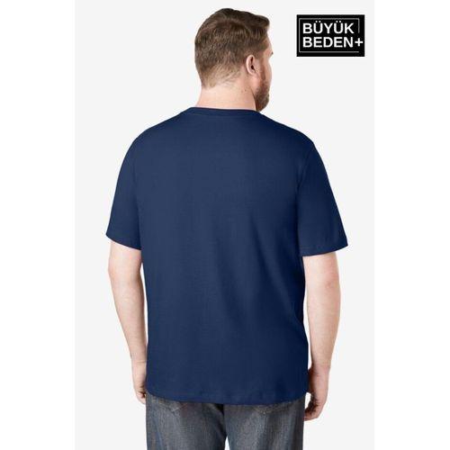 Süperlife Erkek Büyük Beden California 1974 Baskılı 3xl-6xl Bisiklet Yaka Tshırt SPR26TBS510-02