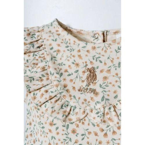 U.S.Polo U.S. Polo Elbise USB2984 Ekru