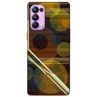 Lopard Oppo Reno 5 Pro 5G Uyumlu Kılıf Soyut Sanat (45) Baskılı Liquid Air Kılıf