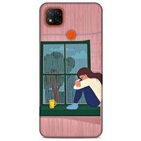 Xiaomi Redmi 9C Kılıf Depresyon (18) Telefon Kılıfları Pembe Yeşil