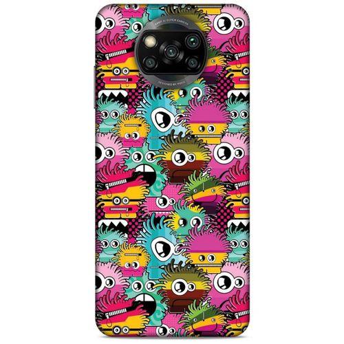 Graffitix (35) Desenli Silikon Kapak Xiaomi Redmi Poco X3 Kılıf