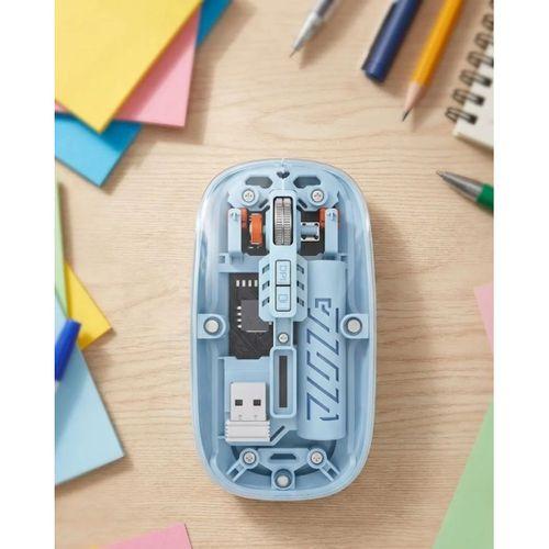 Ofis Ve Günlük Kullanım İçin Mavi Bluetooth Kablosuz Mouse