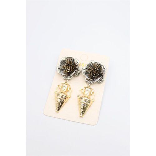 Çiçek Küpe - ÇOK RENKLİ