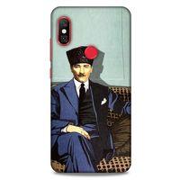 Xiaomi Mi A2 Lite Kılıf Atatürk (48) Bumper Kılıf Yeşil Duvar