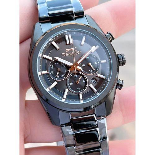 Slazenger İtalyan Tasarım Bileklik Hediyeli 2 Yıl Garantili 10 Atm Çelik Erkek Kol Saat ESL.Y2554.5
