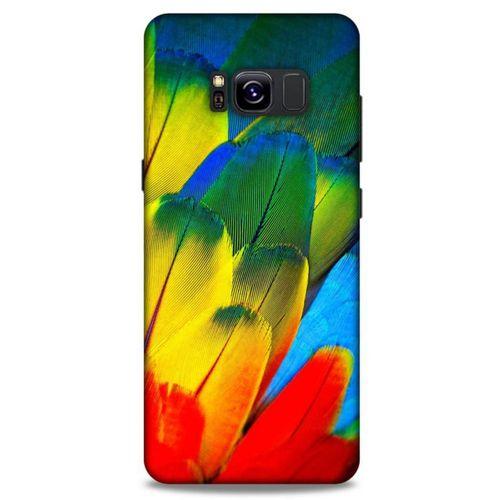 Samsung Galaxy S8 Kılıf Desenli Özel Seri Tüyler (3) Kapak