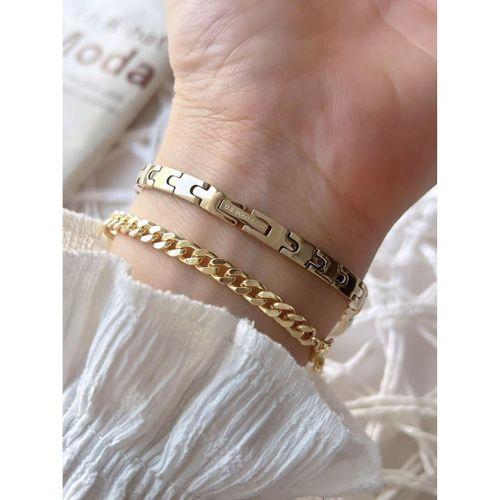 U.S.Polo Assn. İnce Baget Taşlı Özel Tasarım Çelik Kordon 2 Yıl Garantili Kadın Kol Saati U02149.3