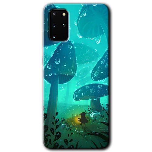 Potkal Hediye Fabrikası Samsung Galaxy S20 Plus Kılıf HD Desen Baskılı Arka Kapak - Silhoutte Dropss