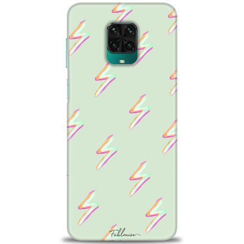 Xiaomi Redmi Note 9S Kılıf HD Baskılı Kılıf - Şimşekler + Tam Ekran Koruyucu