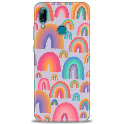 Huawei P Smart 2019 Kılıf HD Baskılı Kılıf - Gökkuşakları + Tam Ekran Koruyucu