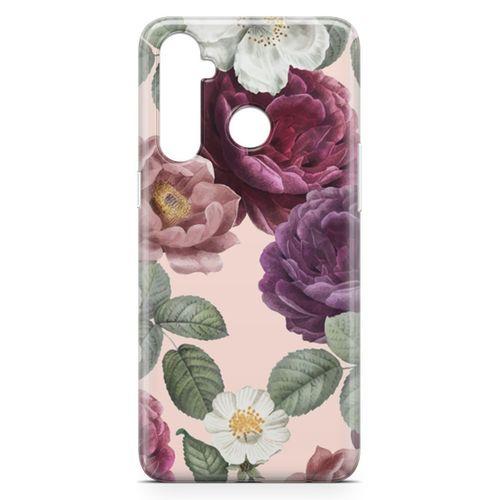 Oppo Realme 5 Pro Kılıf Romantik Güller Arka Kapak Koruma Desenli Full Koruyucu