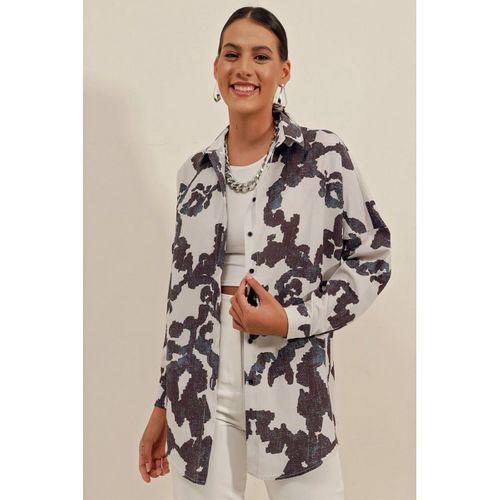 3900 Oversize Uzun Basic Gömlek - D. Siyah