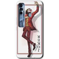 Tecno Spark 7 Pro Kılıf HD Desen Baskılı Arka Kapak - Joker İskambil