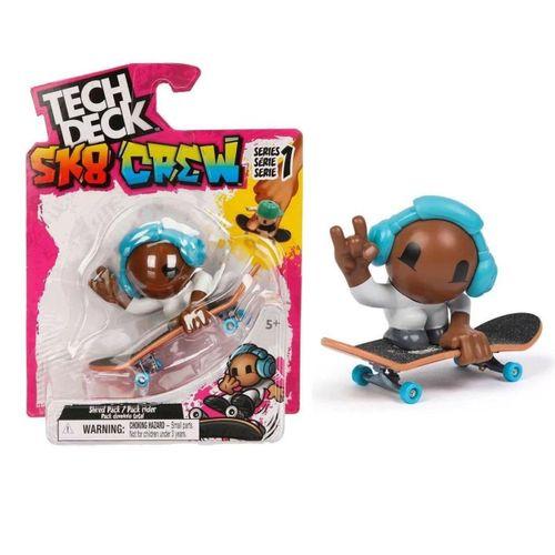 Tech Deck SK8 Crew Tekli Paket, Çocuklar İçin Eğlenceli Kaykay Figürü