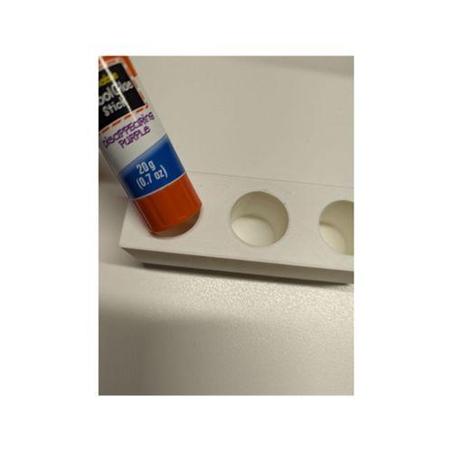 Gridfinity Yapıştırıcı Çubuk Tutucu (Bu ürün Sadece Plastik parçadır - Almadan Önce Soru Sorabilirsiniz)