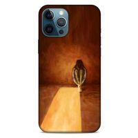 Apple iPhone 12 Pro Max Kılıf Depresyon (47) Crystal Flex Kılıf Siyah Kırmızı