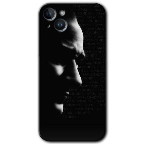 Potkal Hediye Fabrikası iPhone 14 Plus Kılıf HD Desen Baskılı Arka Kapak - Atam İzindeyiz