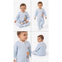 6/48 Ay Kapitoneli Nakışlı Bebek Uyku Tulumu