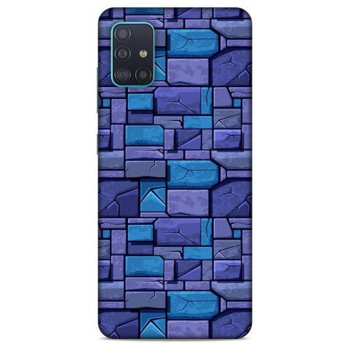 Samsung Galaxy A51 Kılıf Baskılı Özel Seri Taşlı (11) Tam Koruma