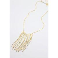 Ezme Zincir Sallantılı Kolye - Altın