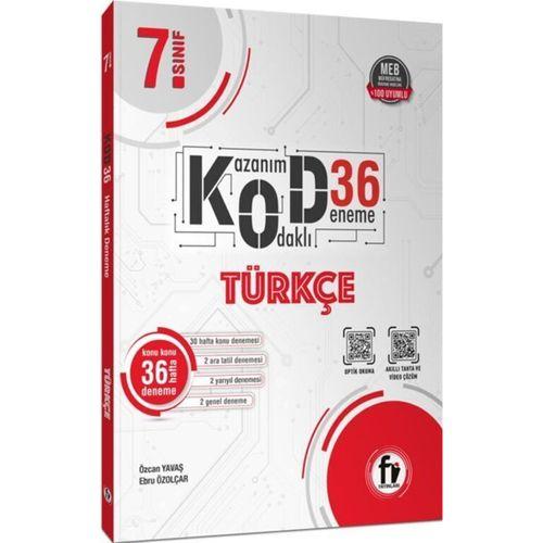 7. Sınıf Türkçe Kod 36 Deneme Fi Yayınları