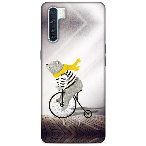 Oppo A91 Kılıf FunnyMaX (11) Tam Koruma Kahve Ayı