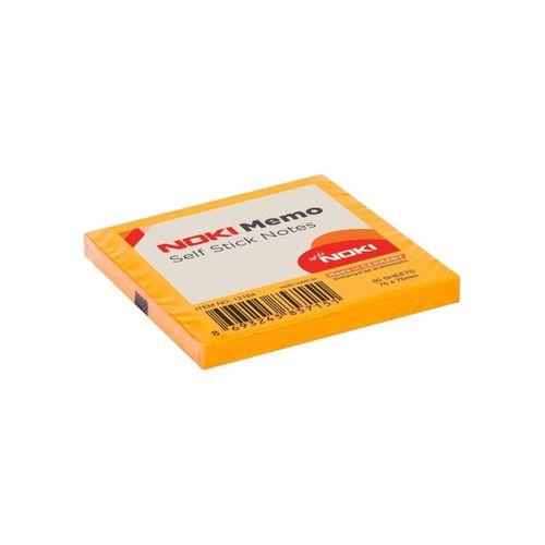 NOKİ YAPIŞKAN NOTLUK (76*76 ) TURUNCU MEMO 12164 (POSTIT)