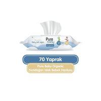 Sleepy Pure Baby Organic Yenidoğan Islak Havlu Mendil 70 Yaprak