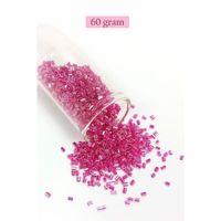 Kesme Cam Boncuk 2mm - 60 Gram - Şeffaf Pembe - BNC382