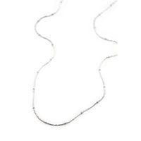 Boncuklu Zincir Kolye - Gümüş