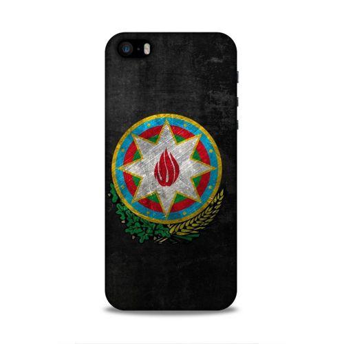 Apple iPhone SE Uyumlu Kılıf Azarbaijan (39) Liquid Crystal Kılıf Amblem