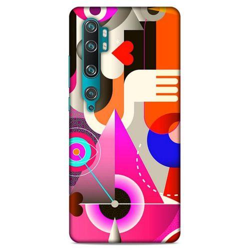 Lopard Xiaomi Mi Cc9 Pro Uyumlu Kılıf Soyut Sanat (17) Baskılı Tasarım Kılıf