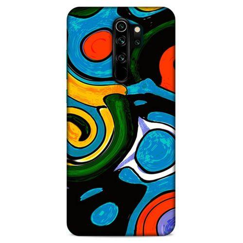 Lopard Xiaomi Redmi Note 8 Pro Uyumlu Kılıf Soyut Sanat (24) Desenli Darbe Emici Kılıf