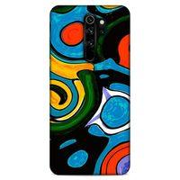 Lopard Xiaomi Redmi Note 8 Pro Uyumlu Kılıf Soyut Sanat (24) Desenli Darbe Emici Kılıf