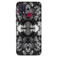 Mermer Desenli (48) Tema Bumper Kılıf Zümrüt Samsung Galaxy M31 Kılıf