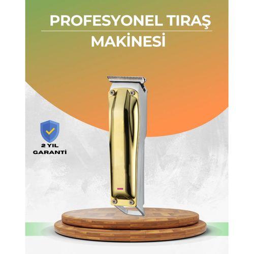 Berber Tipi Saç Sakal Kesme Makinesi Usb Şarjlı Sessiz Motorlu