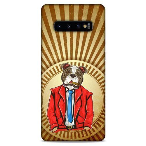 Samsung Galaxy S10 Plus Kılıf Köpek Kıyafetleri (7) Telefon Kılıfı Pitbull Terrier Ceket