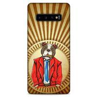 Samsung Galaxy S10 Plus Kılıf Köpek Kıyafetleri (7) Telefon Kılıfı Pitbull Terrier Ceket