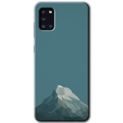 Samsung Galaxy A31 HD Baskılı Kılıf + 9D Tam Ekran Koruyucu - Alone Mountain