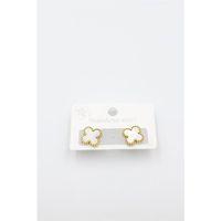 Vc Yonca Küpe - Beyaz