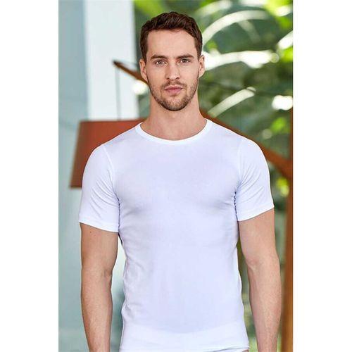 Erkek Likralı Süprem Kısa Kol Bisiklet Yaka Berrak-1024