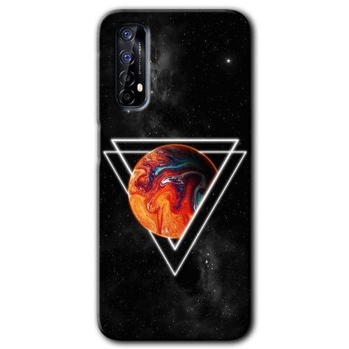 Potkal Hediye Fabrikası Realme 7 Kılıf HD Desen Baskılı Arka Kapak - Kızıl Gezegen