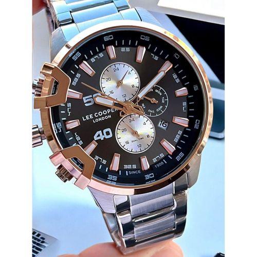 Lee Cooper İç Fonksiyonları Aktif Çelik Kordon 5 Atm Suya Dayanıklı Erkek Kol Saati VS.BLKT.0027