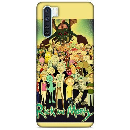 Oppo A91 Uyumlu Kılıf Rick And Morty (38) Neo Hybrid Kılıf Rick Sanchez