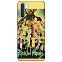 Oppo A91 Uyumlu Kılıf Rick And Morty (38) Neo Hybrid Kılıf Rick Sanchez