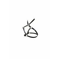 Siyah Göğüs Harness Metal Halka Detaylı - Brf231