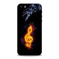 Lopard Apple Iphone 5 Uyumlu Kılıf FireX (13) Silikon Kap Sembol G Clef